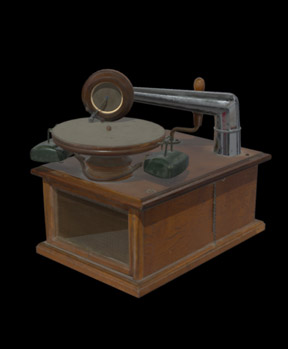 クトウ円盤式蓄音機 / Kutō Disk Type Gramophone image