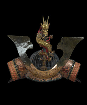 白紺糸威鎧 / Suit of Armor with Dark Blue and White Lacing image