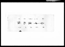 寒中進物帳 / Document of Komeya Tanaka family image