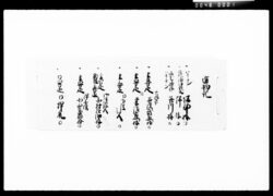 進物記 / Document of Komeya Tanaka family image