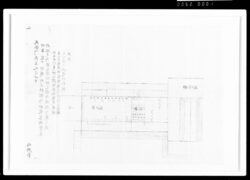 将軍宣下ニ而之席図のうち 将軍宣下御転任御兼任相済公家衆御饗応御馳走御能之節於柳間御料理頂戴之図 / Document of Samurai Class, Document Related to Blue Print image