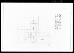 将軍宣下ニ而之席図のうち 将軍宣下相済候為御祝儀御能之節御料理席図 / Document of Samurai Class, Document Related to Blue Print image