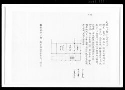 将軍宣下ニ而之席図のうち[公方様右大将様西湖之間御出迎の節の席図] / Document of Samurai Class, Document Related to Blue Print image