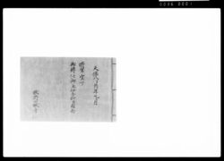 将軍宣下御転任御兼任手控並図面 / Document of Samurai Class image