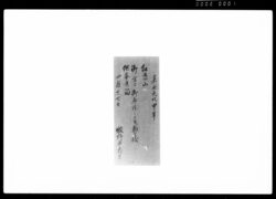 紅葉山御宮江御参詣之節初而致供奉候留 / Document of Samurai Class image