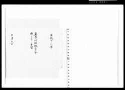 亜墨利加使節登城之節ノ手控 / Document of Samurai Class image