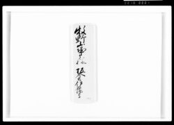板倉伊予守書簡(牧野山城守宛、西丸出火につき非番の者登城問合せ) / Document of Samurai Class image