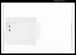 手留(代替り初て御内書頂戴云々) / Document of Samurai Class image