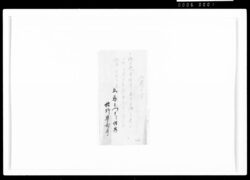 [安藤長門守出府御礼登城次第] / Document of Samurai Class image