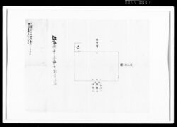 御機嫌伺之節席図 / Document of Samurai Class, Document Related to Blue Print image