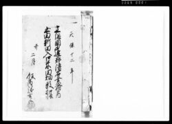 上総国山辺郡清名幸谷村之内本田新田入口米田畑数控帳 / Document of Rural Area image