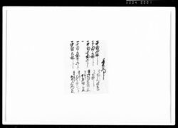 [長右衛門分ほか田地書上] / Document of Rural Area image