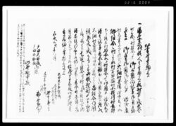 以書付奉願上候(東金町寄場にて御用筋御受仕度願写) / Document of Rural Area image