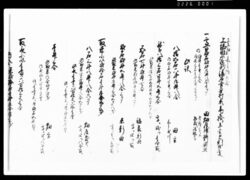 上総国山辺郡清名幸谷村未ノ年より拾ヶ年定免割付之事(写) / Document of Rural Area image