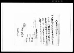 入置申一札之事（百姓義左衛門借地仕居につき控） / Document of Rural Area image