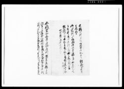 [御用留断簡] / Document of Rural Area image