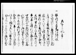 差上申一札之事（日光御役所様御貸附金72両3分余相滞につき） / Document of Rural Area image