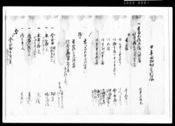 申年田畑勘定目録 / Document of Rural Area image