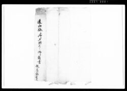 遠山様江御上納金之御請書（包紙） / Document of Rural Area image