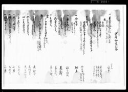 戌年勘定目録 / Document of Rural Area image