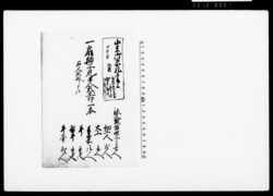 [山王御祭礼書上写] / Document of Townspeople image