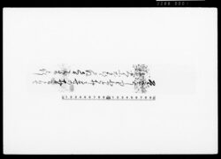 [和歌短冊（道をしり）] / Poem Written on Tanzaku Card image