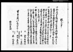 証文之事(養女縁組証文) image