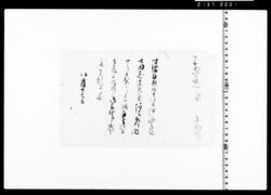 浄雲院七回忌逮夜案内書状 image