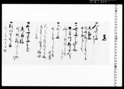 覚[醍醐様近衛様への進物覚] image