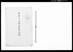行幸并大樹公御社参之記 / Document of Samurai Class image