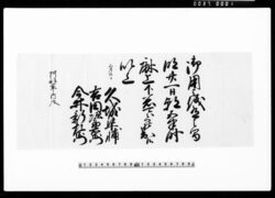 阿部軍内宛登城命令書写 / Document of Samurai Class image