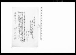 御家人金田家文書　死胎分娩御届 / Public Document image