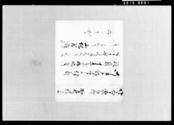 佐久間安次郎宛書簡(伴歌短籍十五葉所望の旨につき) / Letter to Sakuma Yasujiro (Regarding the Request for 15 Pieces of Tanjaku Writing Paper for Hanka Poems) image