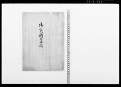 御系譜草稿 / Document of Samurai Class image