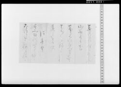 詠歌書上(河春望等)(前欠) / Document of Samurai Class image