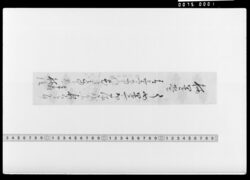 詠歌短冊(梅園蛍) / Document Related to Culture image