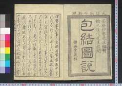 包結図説 / Hoketsu Zusetsu (Illustrated Book of Traditional Manners on Wrapping and Tying) image