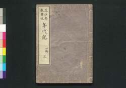 花江都歌舞妓年代記 四編三 巻之八 / Hana no Edo Kabuki Nendaiki (Chronicles of Kabuki Actors and Performances in Edo), Vol. 8 image
