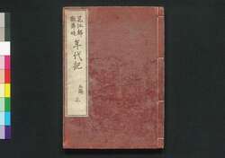 花江都歌舞妓年代記 五編三 巻之九 中 / Hana no Edo Kabuki Nendaiki (Chronicles of Kabuki Actors and Performances in Edo), Vol. 9, Part 2 image