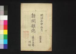 新聞雑誌 第45号 附録 / Shimbun Zasshi (Newspaper), Supplement to No. 45 image