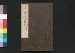 唐詩選画本 3編3:五言律 / Tōshisen Ehon (Illustrated Book of Poems of the Tang Dynasty), Vol. 3 (3): Five-character, Eight-line Regulated Poems image