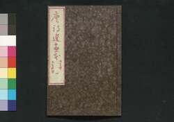 唐詩選画本 3編4:五言律・五言排律 / Tōshisen Ehon (Illustrated Book of Poems of the Tang Dynasty), Vol. 3 (4): Five-character, Eight-line Regulated Poems image