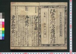 江戸名所方角講釈 全 / Edo Meisho Hōgaku Kōshaku Zen (Guide to Famous Places in Edo by Direction) image