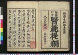 医範提綱 / Ihan Teikō (Explanation and Survey of Western Medical Examples) image