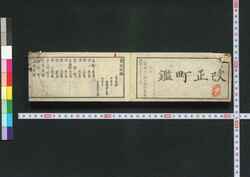 改正 町鑑(官版) / Kaisei Machikagami (Kanban) (Directory of Municipal Officials, Revised Edition) image