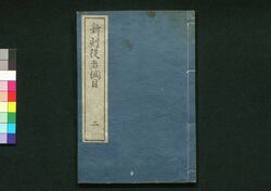 新刻役者綱目 巻之二 / Shinkoku Yakusha Kōmoku (New Print of Critique of Kabuki Actors), Vol. 2 image