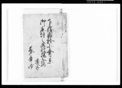 下総国於小金ケ原御鹿狩之御仕構之訳柄書写 / Document of Rural Area image