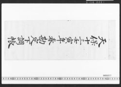 東店勘定下調帳 / Document of Townspeople image