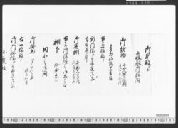 御本殿ニ而寝殿御荘附 / Document of Townspeople image