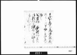 奉書断簡(尾張大納言殿逝去につき) / Document of Samurai Class image